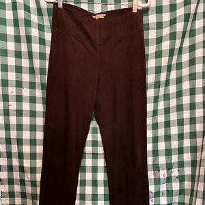 Good American Brown Suede Pants